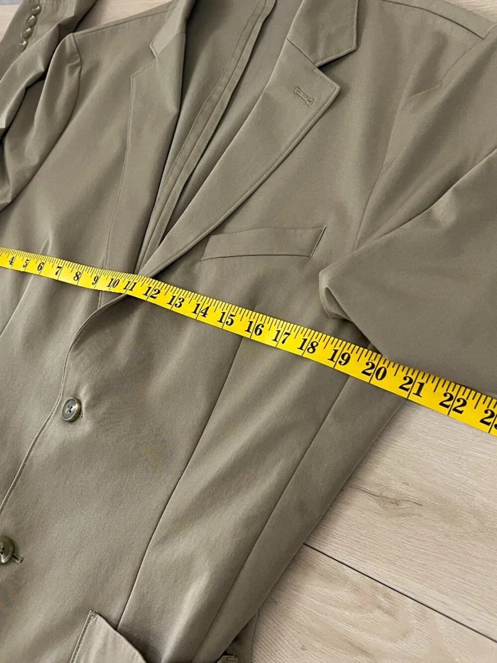 Nordstrom Rack Men's Tan Cotton/Spandex Lightweight Stretchy Sport Coat Size 42R - Picture 5 of 12